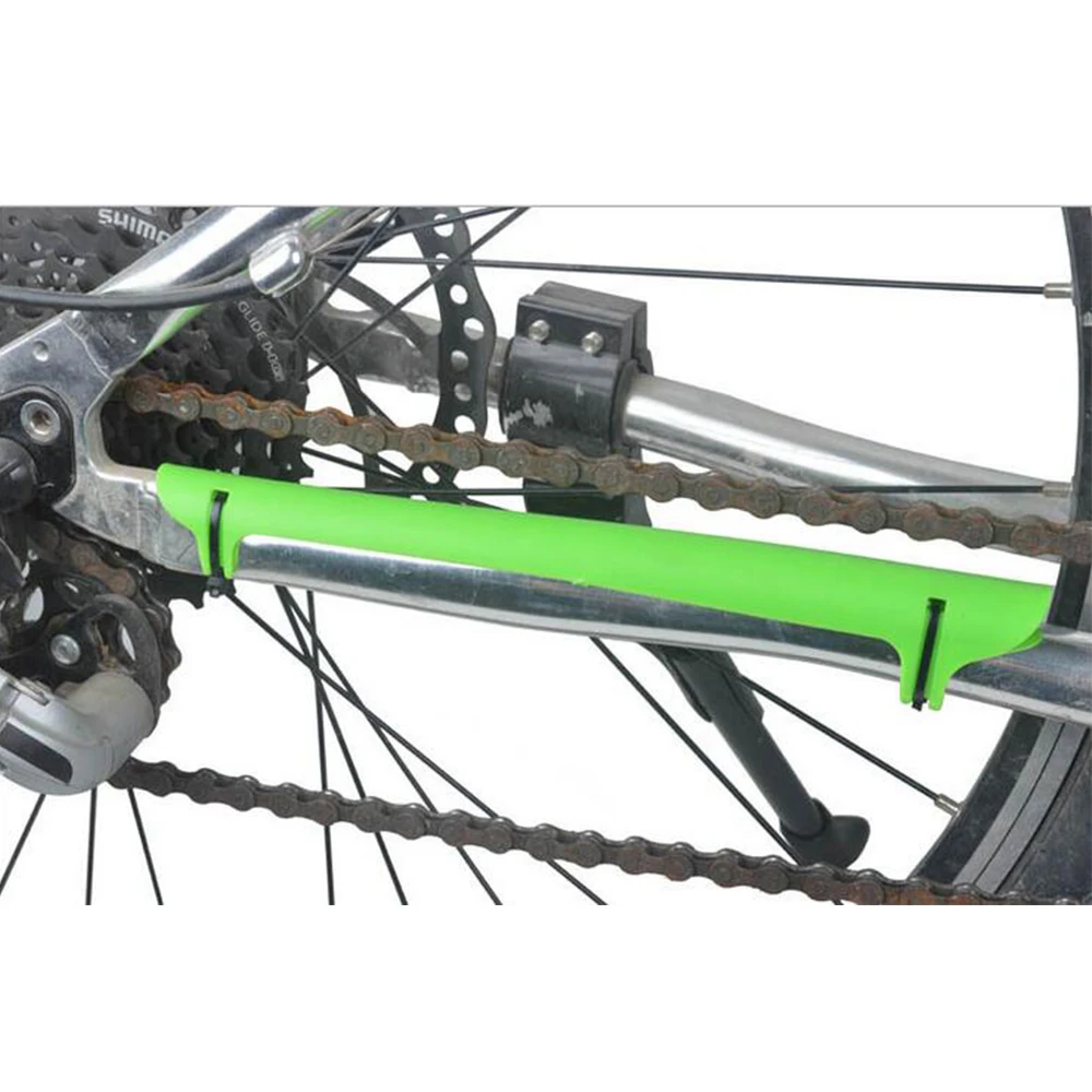 

2 шт./компл. протектор цепи велосипедной цепи, прочный пластиковый защитный чехол