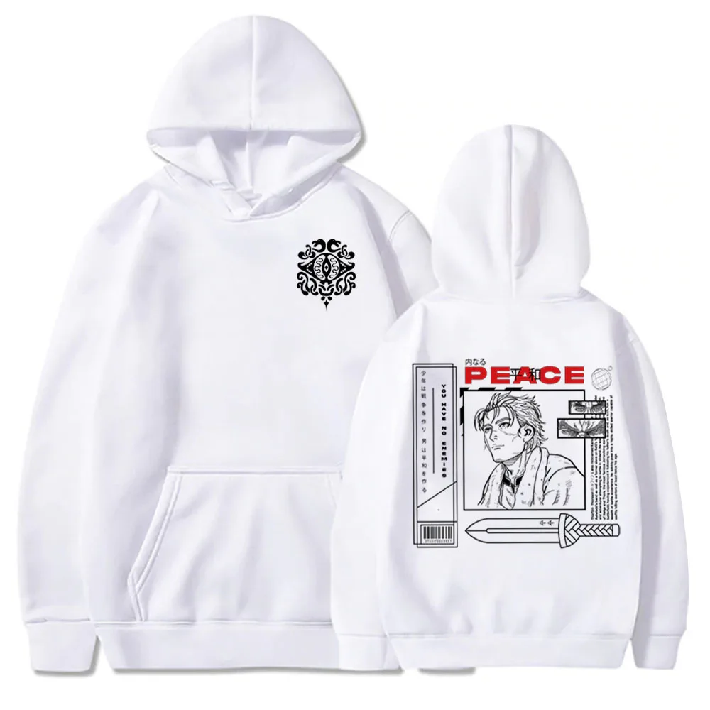 

Vinland Сага Аниме Толстовка аниме влюбленный подарок японское аниме Манга печать Толстовка Harajuku пуловер Топы уличная одежда