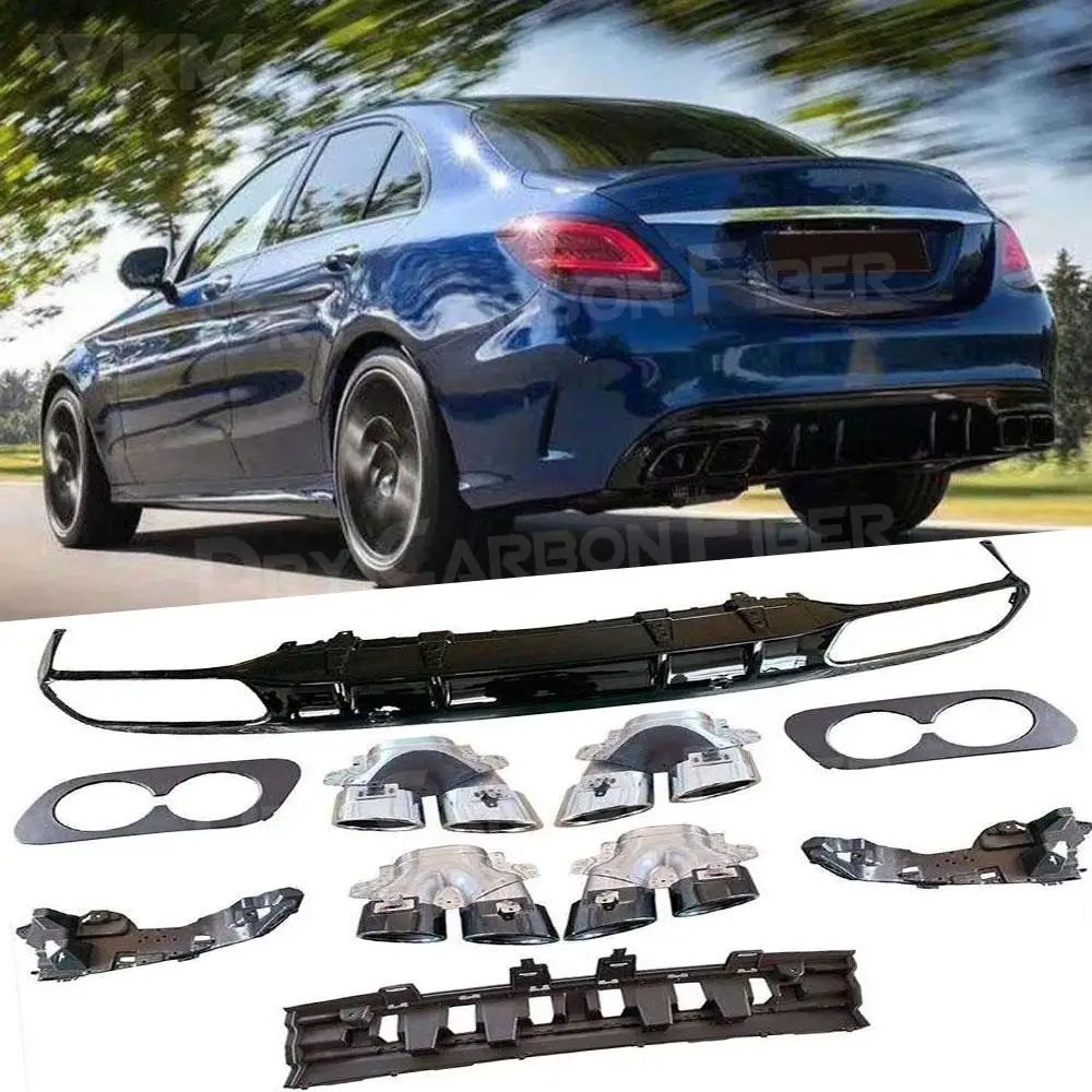 

Задний бампер для Benz W205 C205 C43 C63 AMG 2015-2020