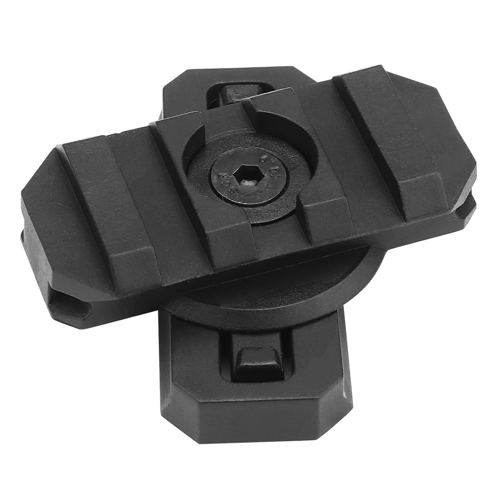 Alonefire M681, новинка, вращающийся на 360 градусов, быстрая боковая направляющая для шлема, адаптер для крепления фонарика на крыле-Loc, основание, держатель лампы для наружного освещения