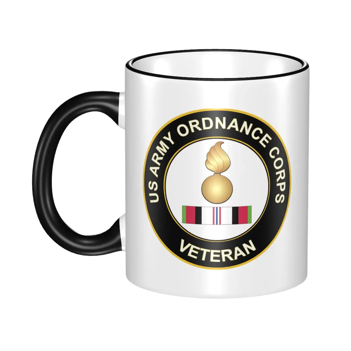 

Coffeeware Milk Mugen Drinkware Army Ordnance Corps Afghanistan Decal Best Gift for Old Soldier