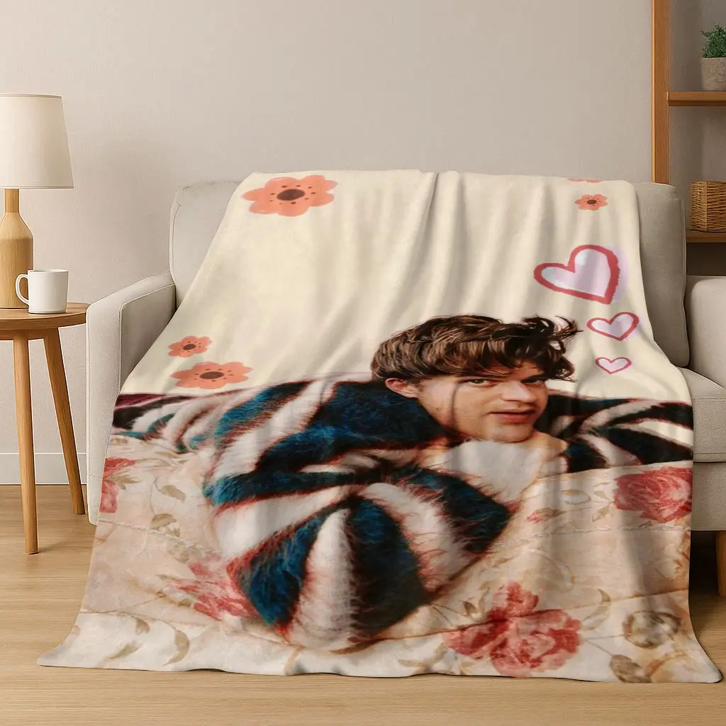 

Joe Keery Art Фланелевое одеяло