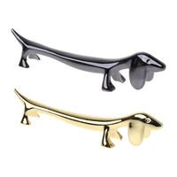 zinc alloy lovely dog chopsticks stand rack spoon fork knife rest storage table holder decoration party supplies gift