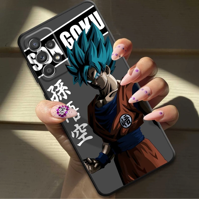 

Чехол для телефона Samsung A33, A23, A51, A52, A21s, A53, A32, 4G, 5g A31, A71, A72, A22, A73, A23, A33, A54, A24, японское аниме, Dragon Ball, Goku