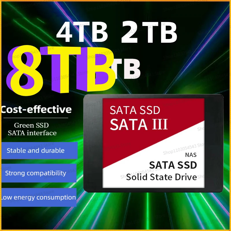 

New SSD Sata 4TB 1TB 2TB Hard Drive Disk Sata3 2.5 Inch 4TB SSD TLC 500MB/s Internal Solid State Drives For Laptop And Desktop