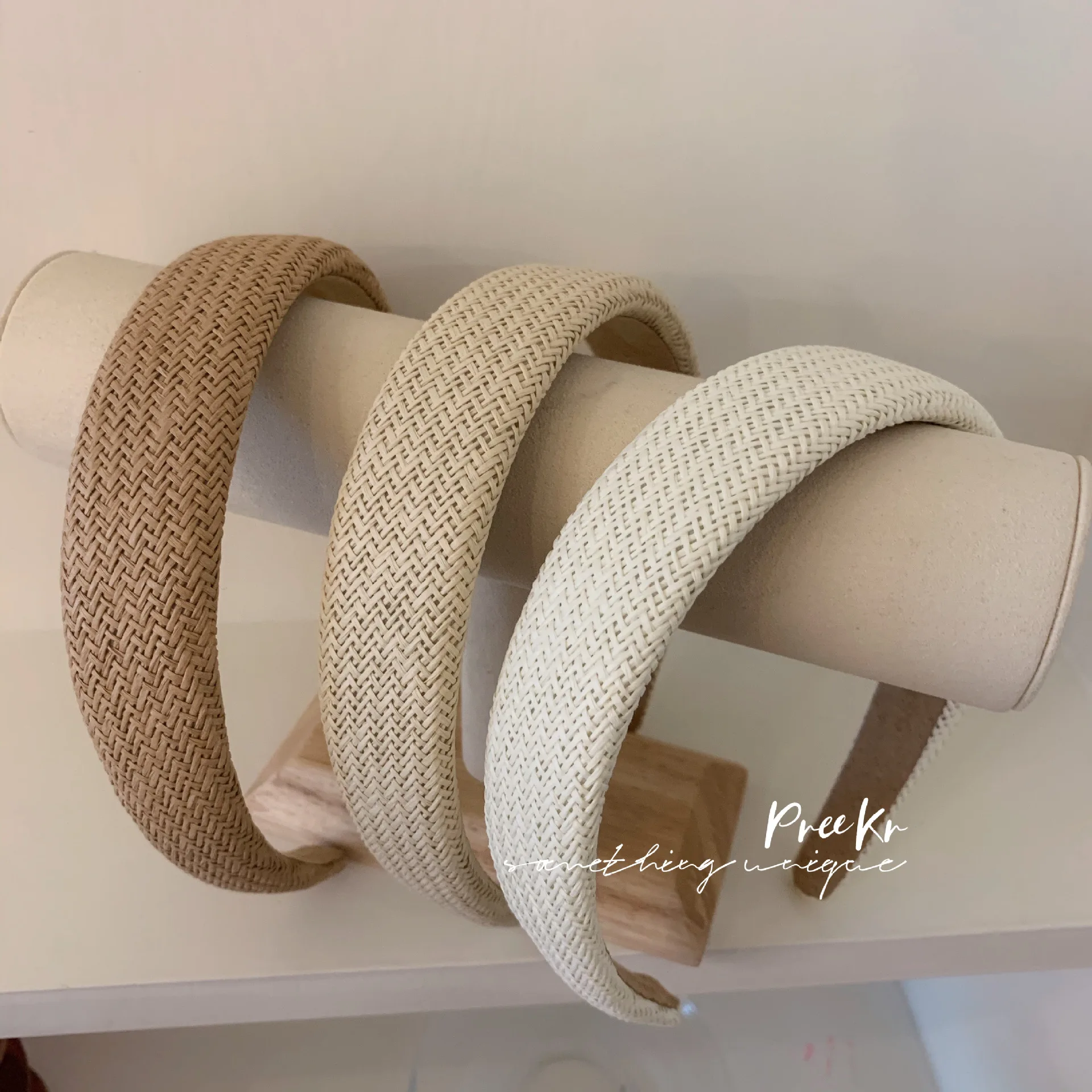 

Korean Cotton and Linen Braided Head Band Women's Fresh Hair Band Wide Version Retro Headwear Hair Accessories2022