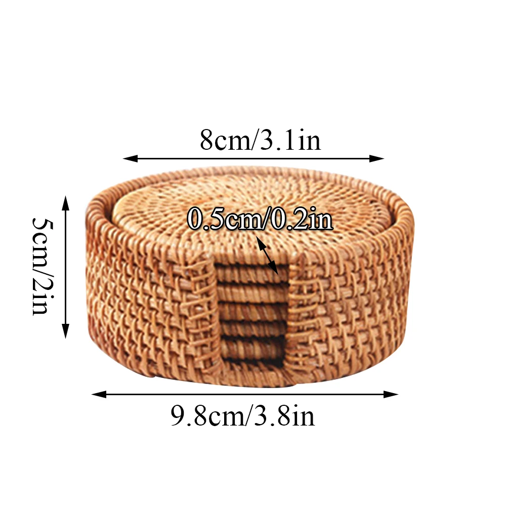 6 шт. подставки для напитков набор индивидуальных подставок стола изоляция
