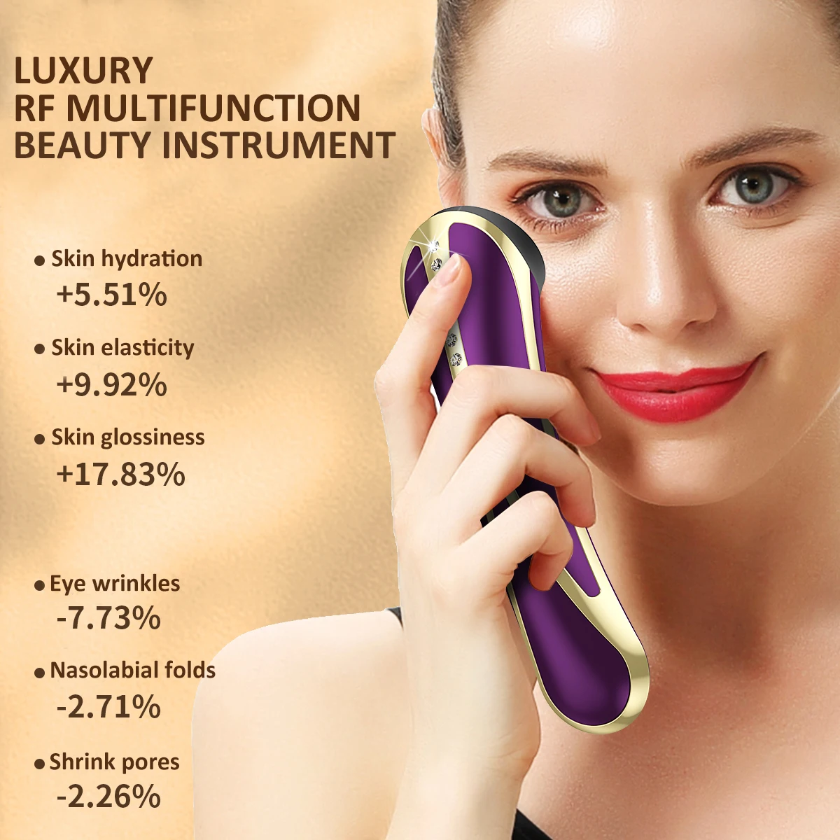 

New EMS Radio Frequency Instrument Micro-current Photon Rejuvenation Lifting and Tightening Facial Massager Beauty Tools