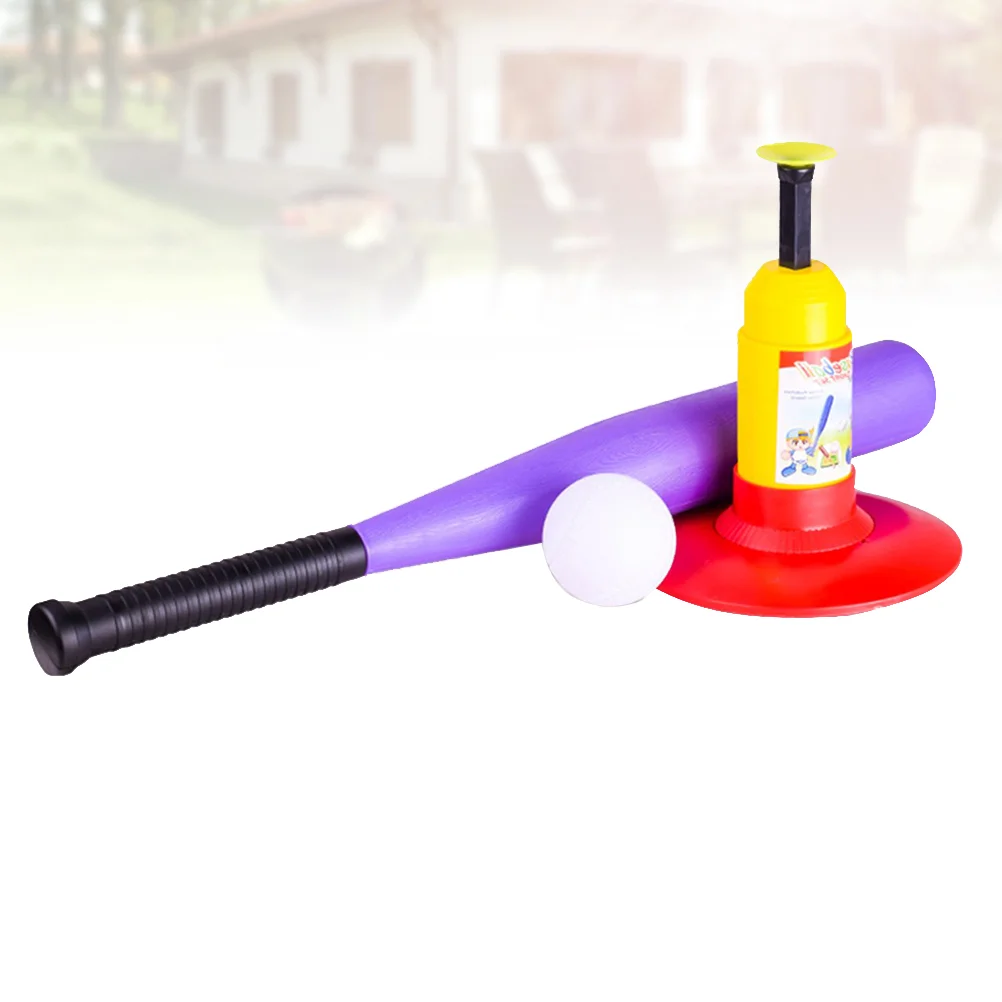 

1 комплект детский уличный бейсбольный набор Автоматическая катапульта развивающая игрушка для детей (стиль цветной коробки, случайный