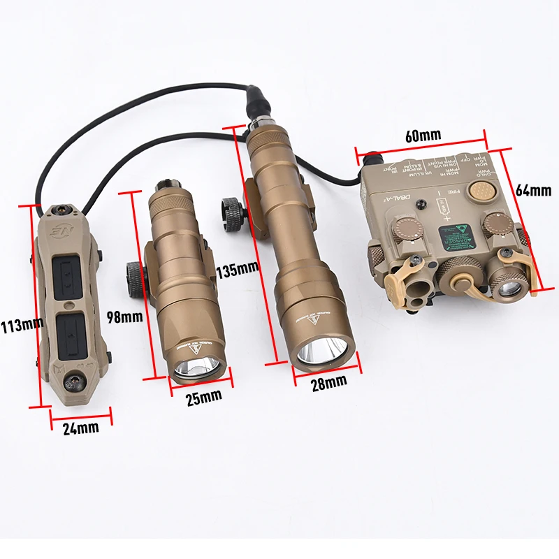 Флейта с красной зеленой и синей точкой M300A M600U