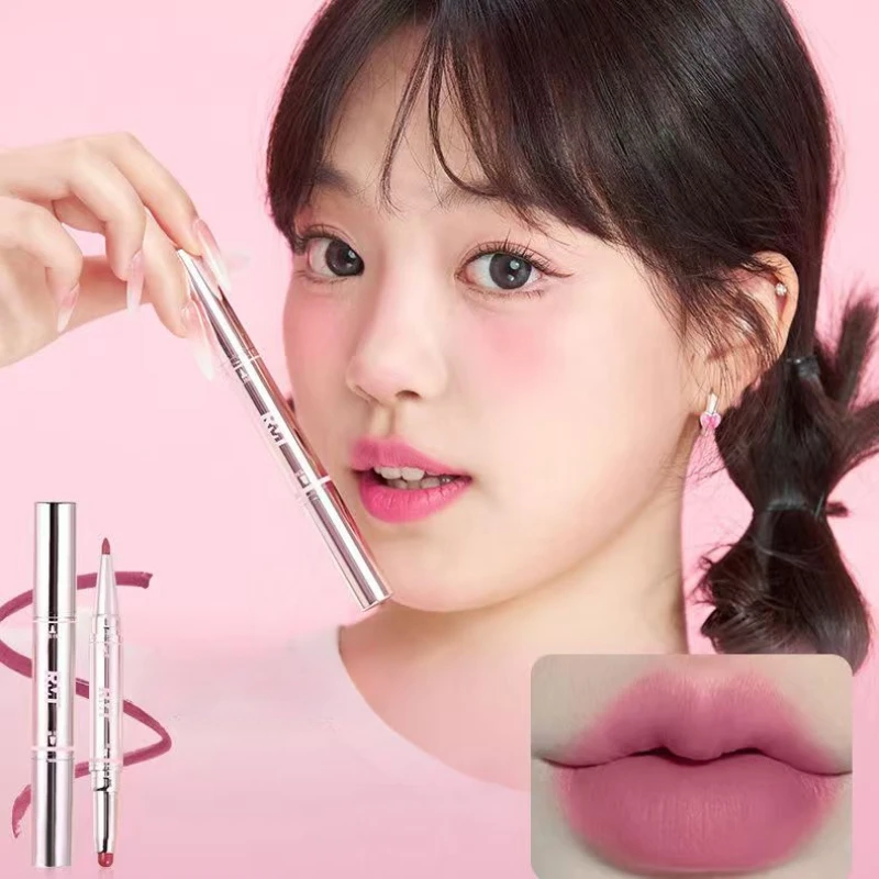 RMT Двусторонняя губная помада-карандаш Бальзам для губ Матовая подводка