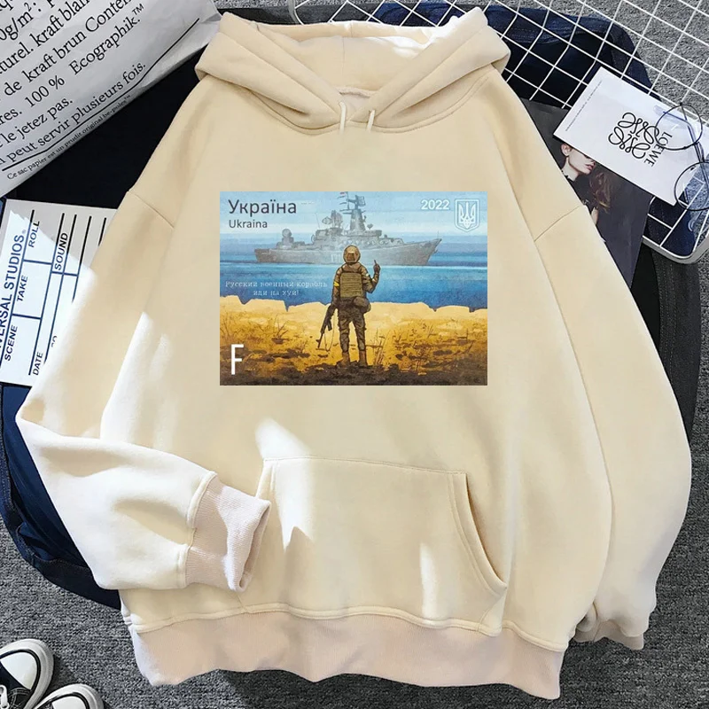 

Sunken Warship Ukraine russian military ship hoodies female Ulzzang 2022 Korea anime women clothing hoddies grunge anime