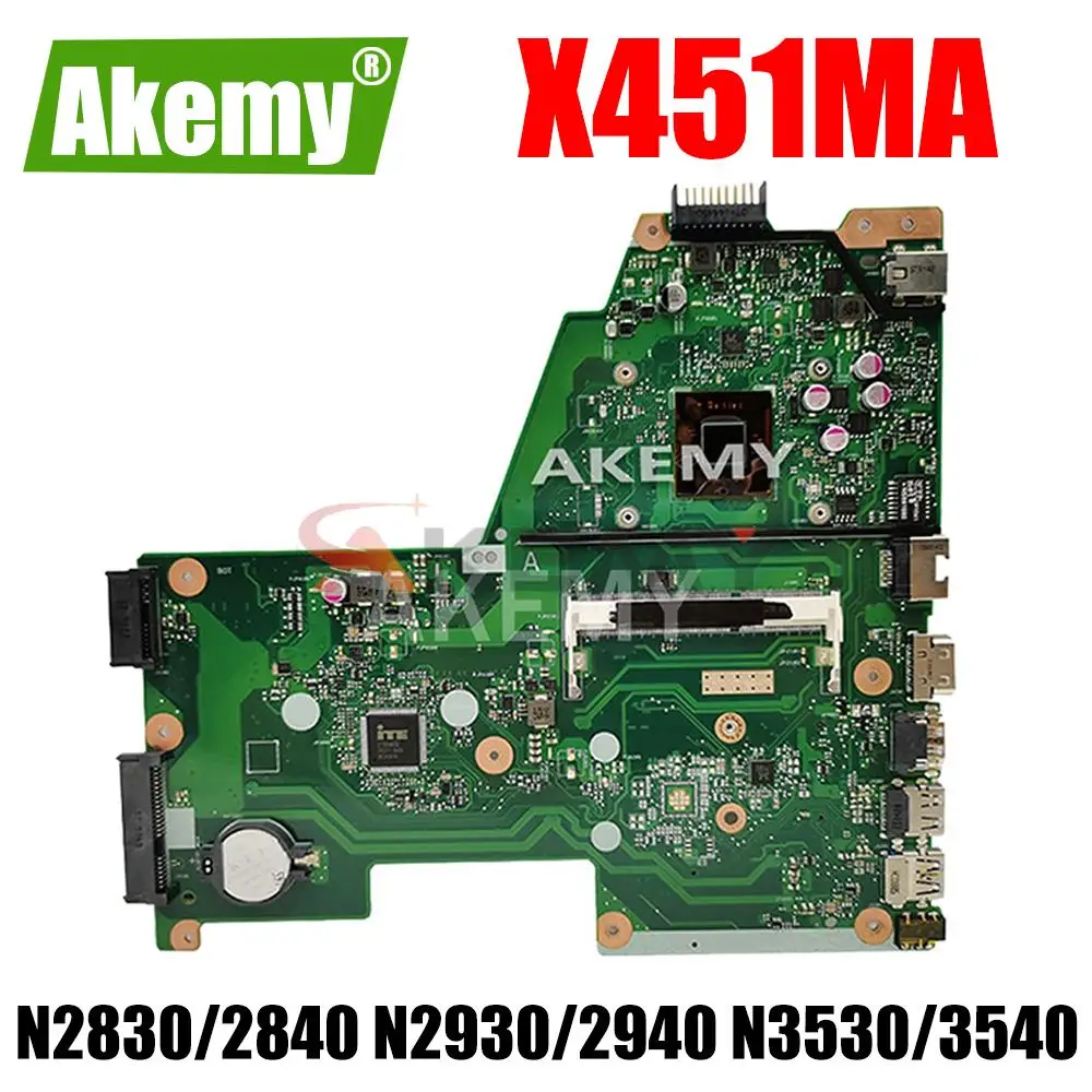

X451MA Laptop Motherboard N2830 N2840 N2930 N2940 N3530 N3540 CPU for ASUS F451M X451M X451MA Motherboard Mainboard