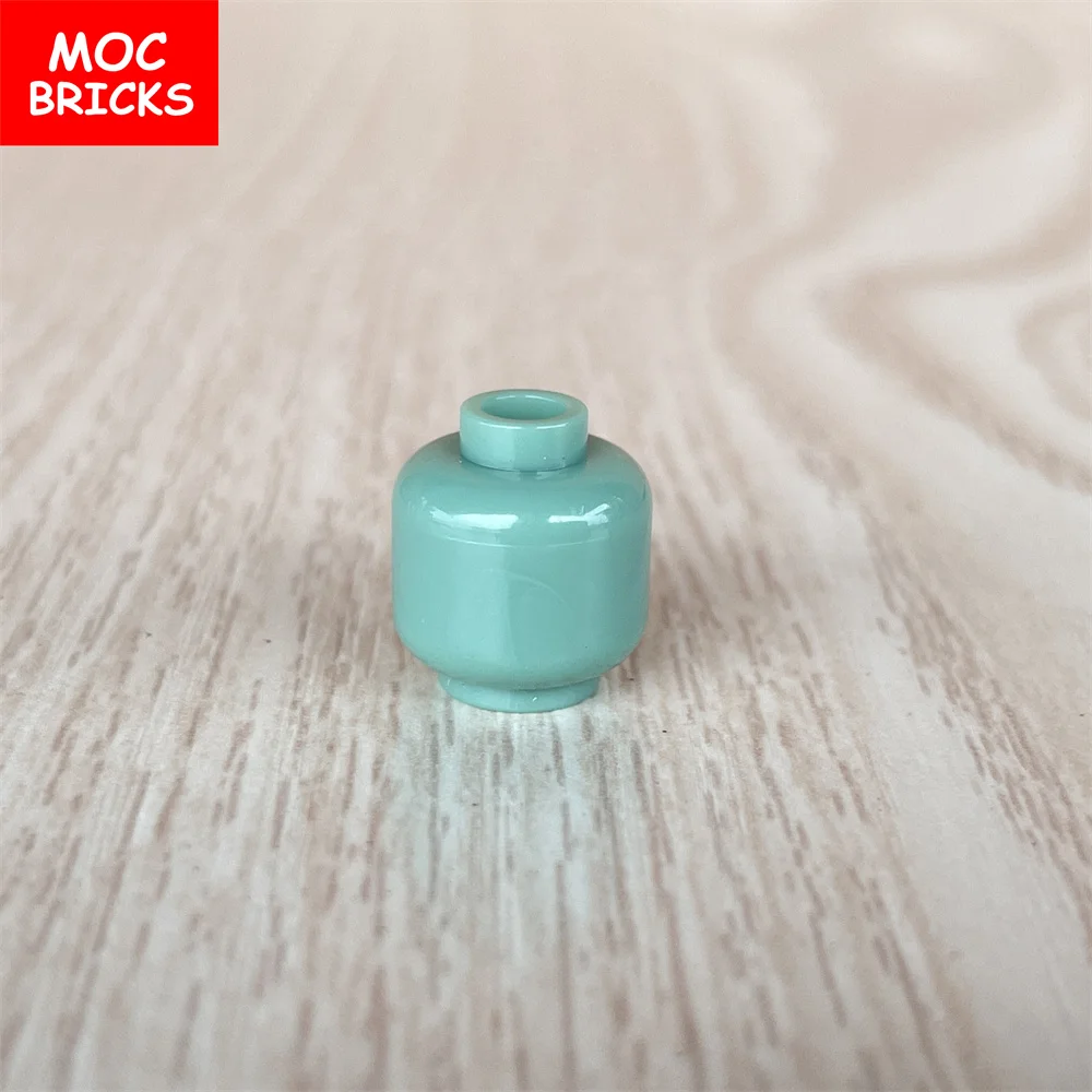 10 шт./лот MOC кирпичи мирные Моранди популярные цвета фигурки голова строительные