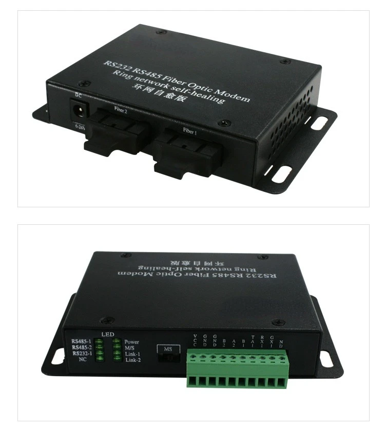 

Self-Healing Ring Link Industrial Grade Data Optical Fiber Transceiver