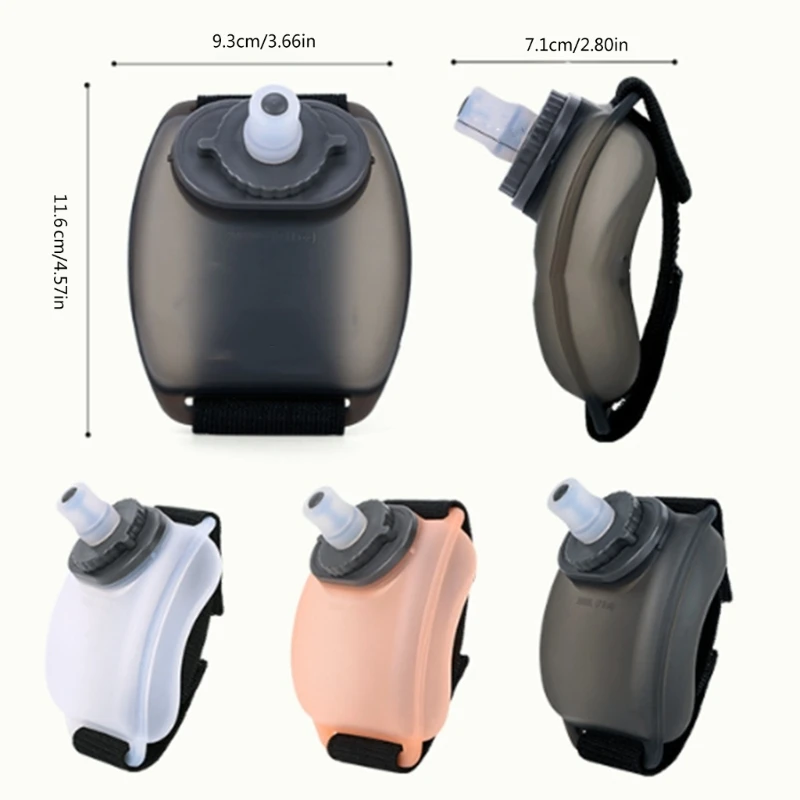 A9LD Силиконовая бутылка для воды Hands бега велоспорта скалолазания регулируемая и