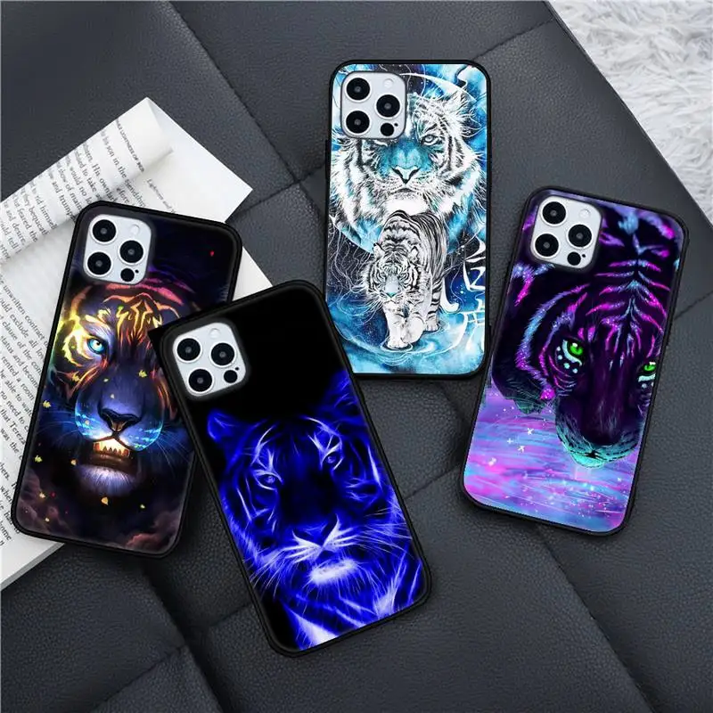 

Ferocious tiger fashion cool Phone Case for iPhone 11 12 13 pro XS MAX 8 7 6 6S Plus X 5S SE 2020 XR mini