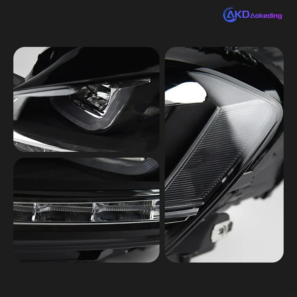 Фото Фара LXBY для VW Golf 7, светодиодные фары 2013-2017, головной свет, стайлинг автомобиля, ДХО, сигнальные линзы-проекторы, автоаксессуары, передние фары №5