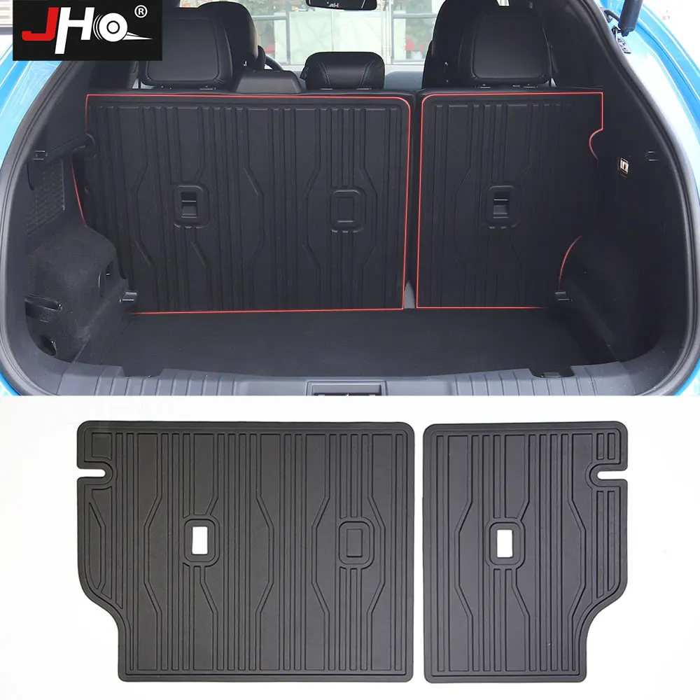 JHO 3D All Weather Rear Seat Back Cover Mat Carpet Liner For Ford Mustang Mach-E 2021 2022 Interior Accessories