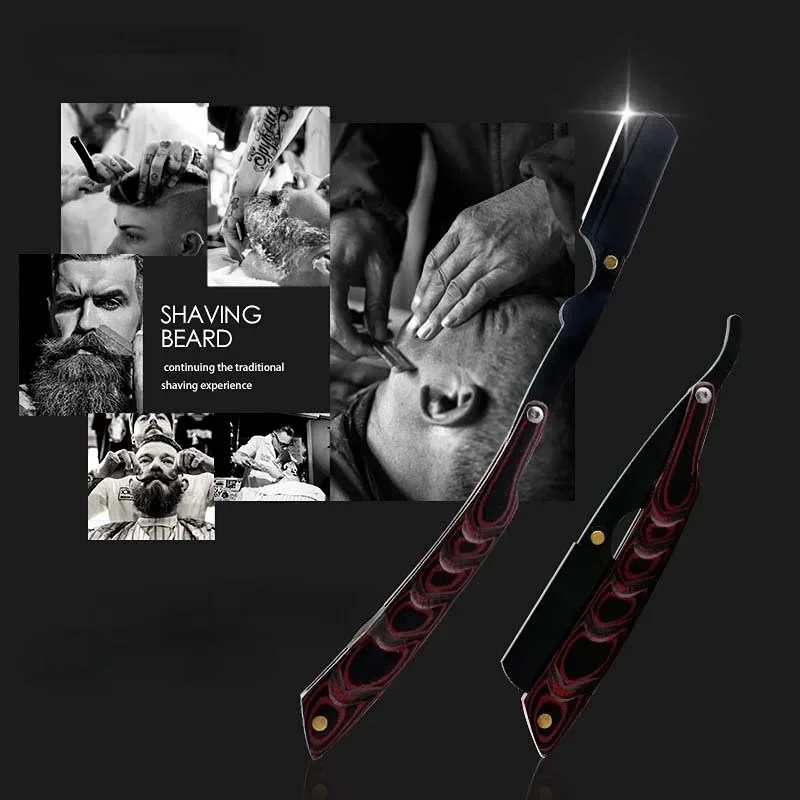 Деревянный триммер ручная бритва профессиональная прямая кромка острая