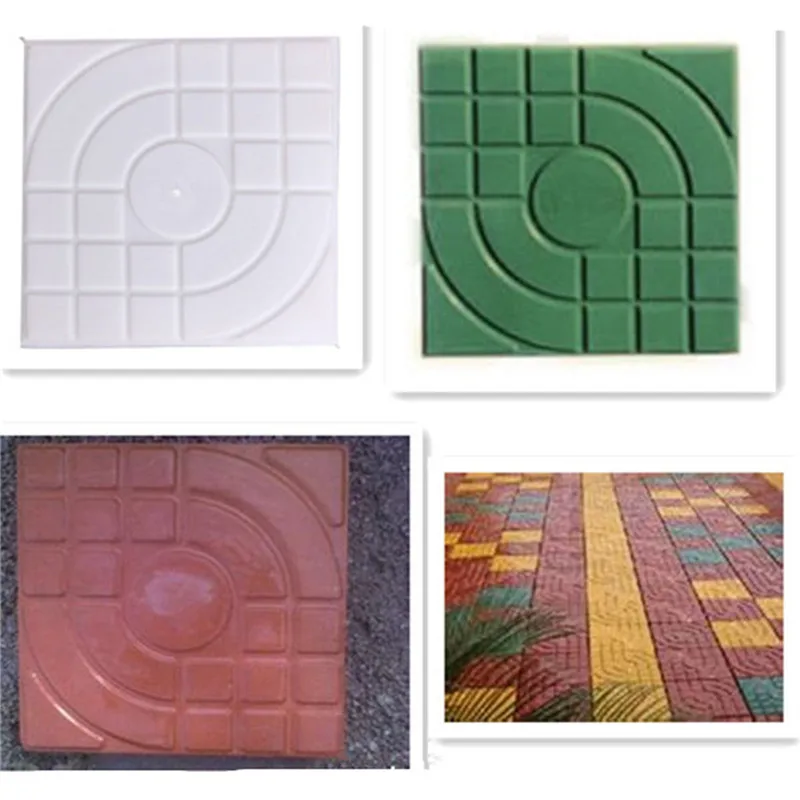 

27x27x4cm DIY Square Garden Path Concrete Plastic Brick Mold Paving Propylene Pavement Walkway Garden Buildings Accessories