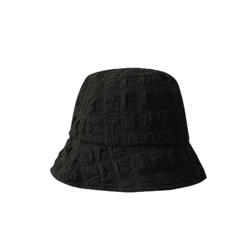 Female Spring Summer Korean Folded Basin Cap Small Sun Shade Hat Show Face Small Bucket Hat