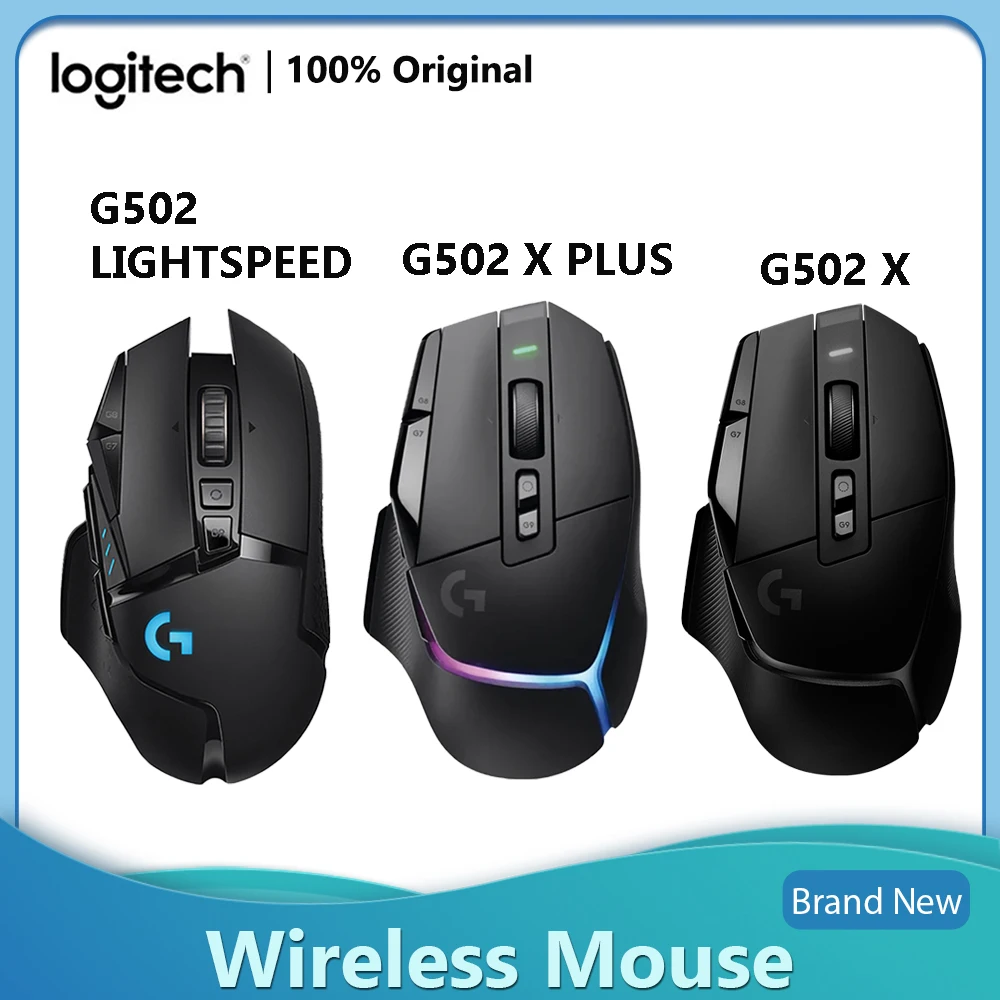 

Logitech G502 LIGHTSPEED Wireless Gaming Mouse G502 X PLUS Wireless 2.4GHz HERO 25600DPI RGB Suitable For E-Sports Gamers Mouse