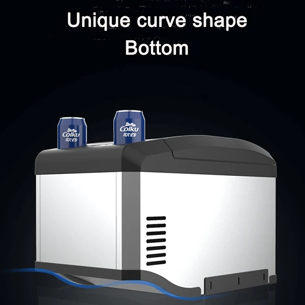 Colku 12V 24V Уникальная кривая форма Автомобильный холодильник 30L Food Truck Холодильник