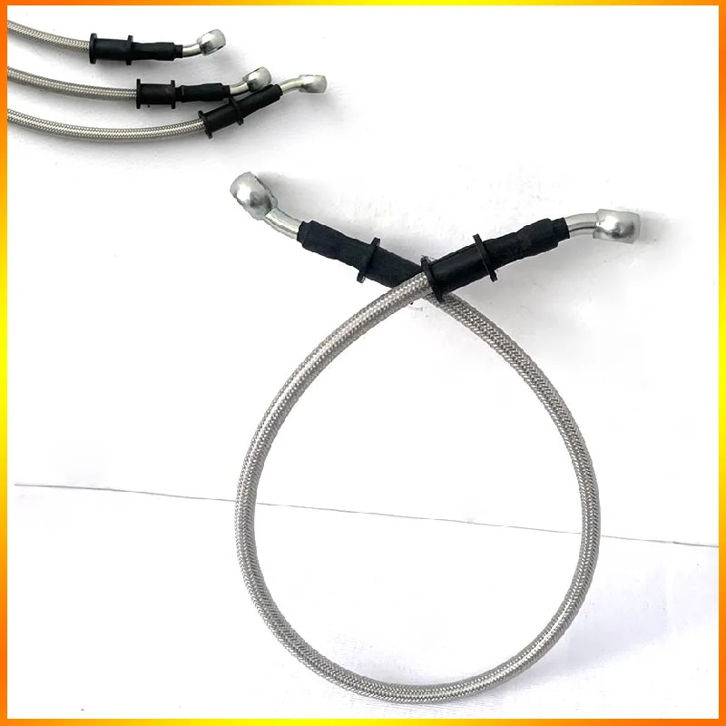 Мотоциклетный тормозной шланг 90-130 см универсальный трос 28 ° Плетеный стальной