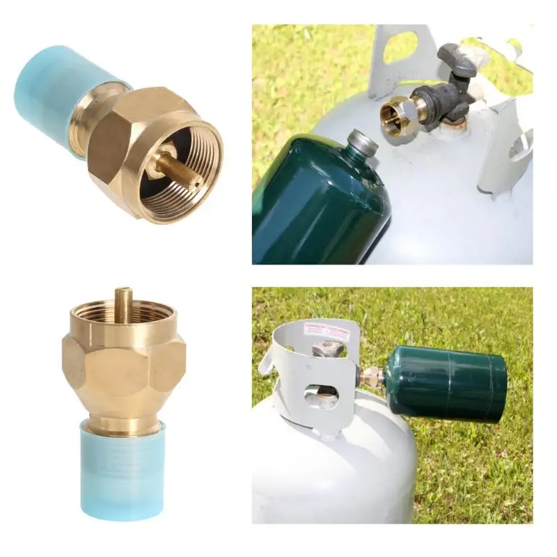 

Propane Refilling Adapter Gas Cylinder Adapter Inflation Valve Outdoor Gas Tank Refilling Connector Gas Cylinder Adapter