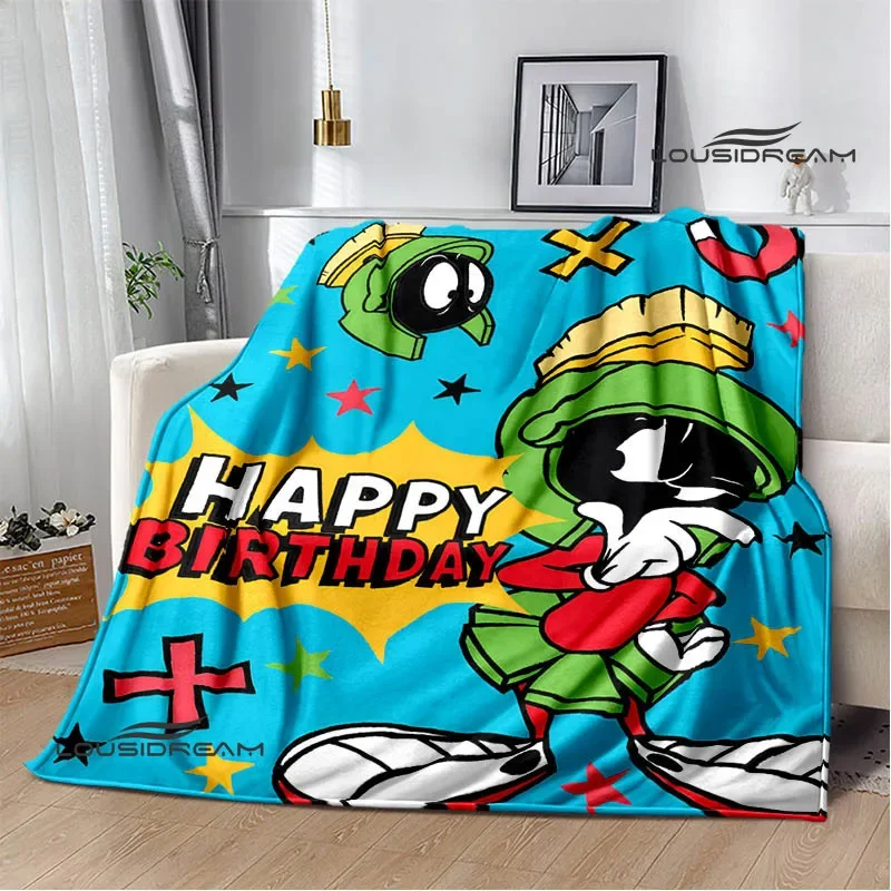 Одеяло детское Фланелевое с мультяшным принтом мягкое и удобное