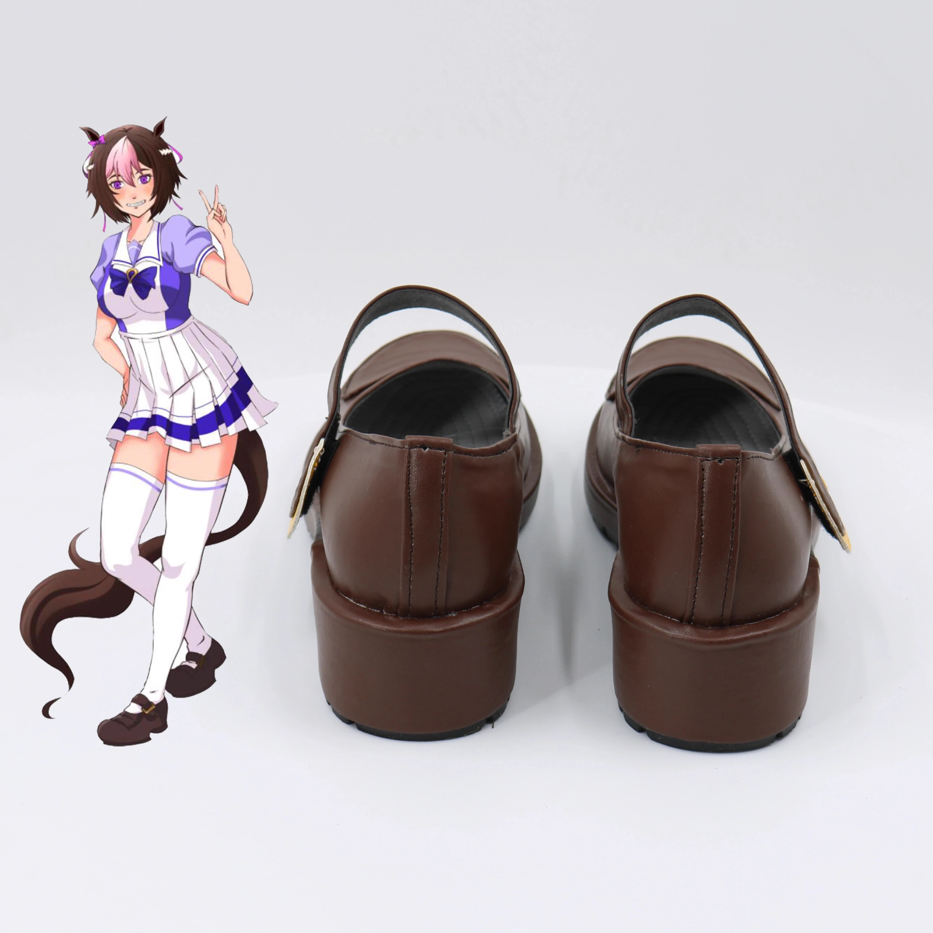 Фото Uma musume Pretty Derby Silence Suzuka Special Week Обувь для косплея Сапоги Игра Аниме Хэллоуин Костюм Реквизит На заказ №2