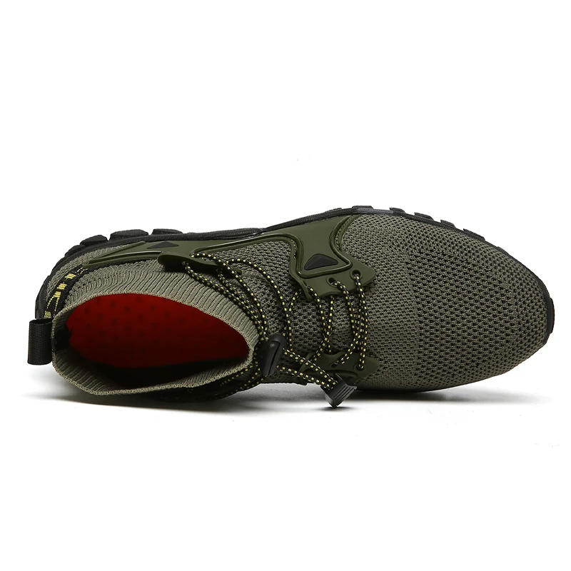 Breathable Men Hiking Shoes Super Soft Outdoor men sneakers for Climbing High Top Sport Shoes Unisex Plus Size 36-47