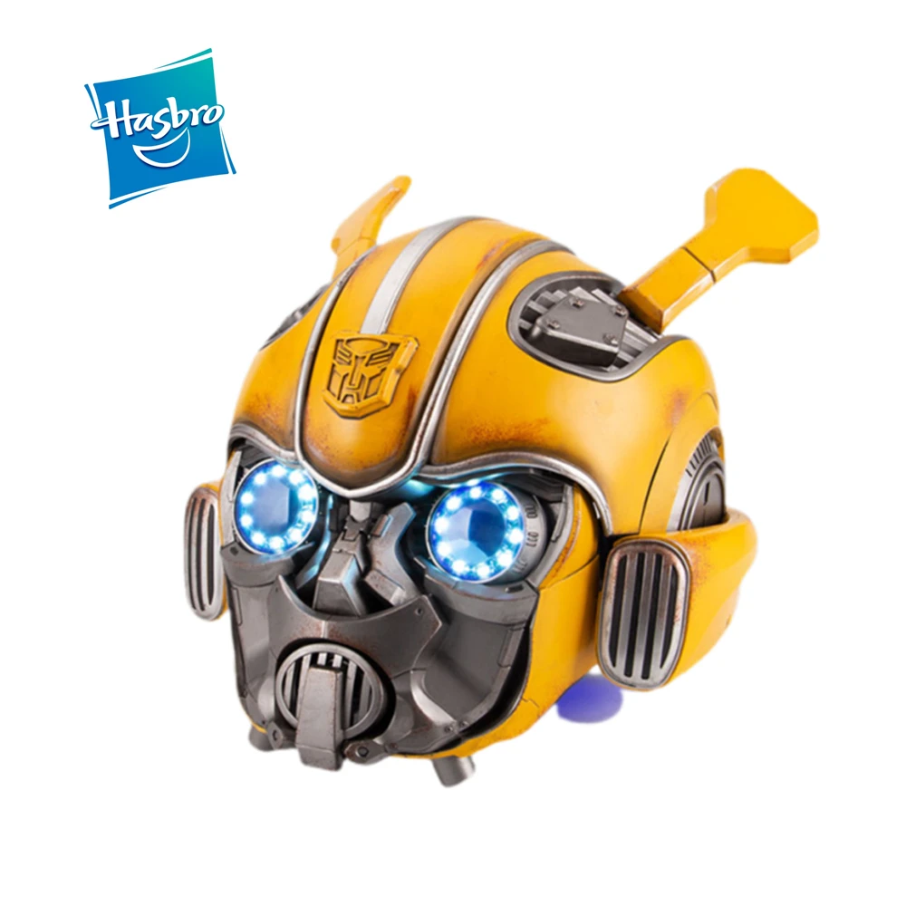 

Hasbro Transformers Movie Series Bumblebee Can Wear Deformable Voice Control Helmet Role Play Props Collection Hobby Boy Gift