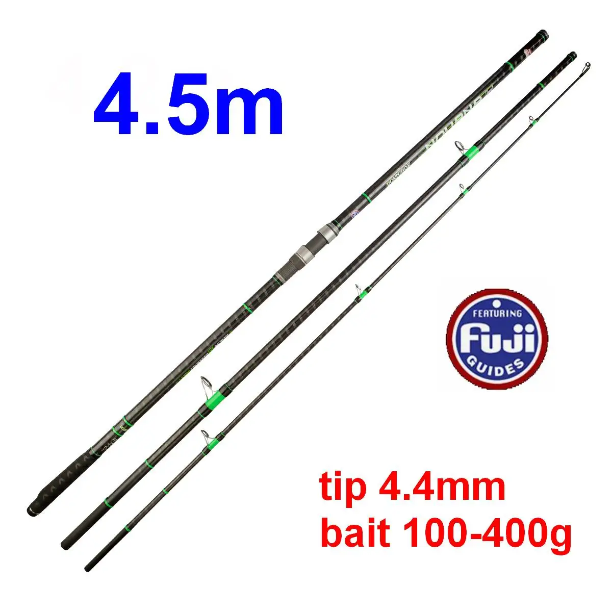 

ZZ262 Fuji CR кольца СС сиденье 4,5 м 840 г углеродное волокно для серфинга литая Удочка диаметр наконечника Наживка 4,4 мм 25,5 мм 100-400 г макс. 600 г