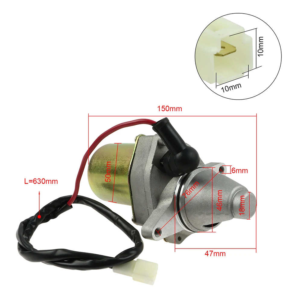 

Стартер мотора 12 В подходит для Suzuki LT80 Lt 80 Quadsport 80 2X4 82cc Kawasaki KFX80 KSF80 80cc двигатель ATV сверхмощный