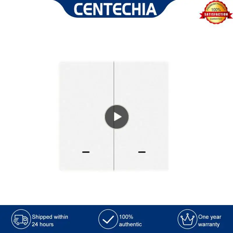 

1PCS Smart Light Switch Tuya No Neutral Wire No Capacitor Needed Smart Life 2/3 Way Works With Alexa Yandex Home