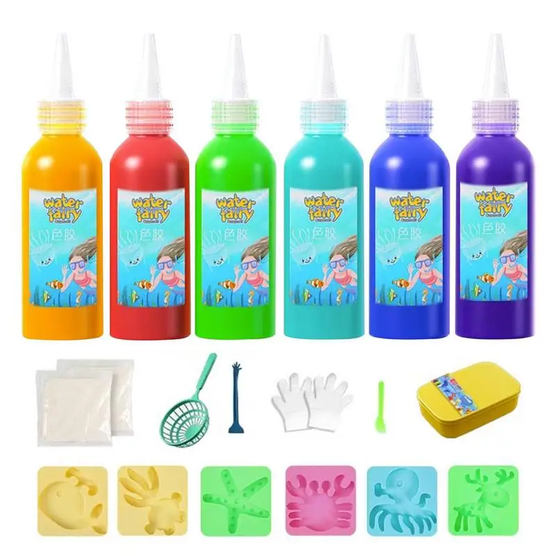 

Набор для творчества Rainbow Jellies, Детский Набор для творчества, набор водных эльфов для детей, веселая и ранняя учеба