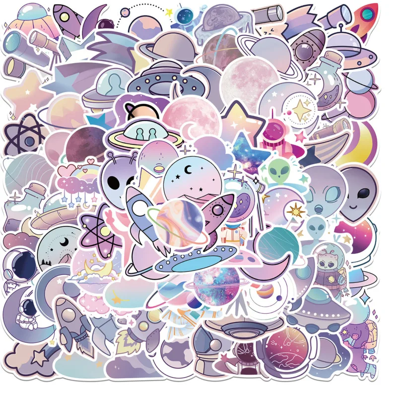 

10/30/50/10PCS Cute Style Mermaid Cartoon Stickers Graffiti Laptop Fridge Phone Skateboard Computer Car Waterproof Sticker Toy