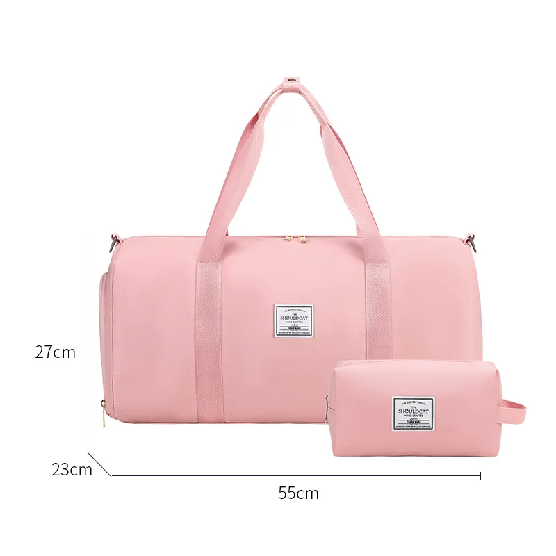 Waterproof Travel Tote Compartment Large Capacity Storage  Hand Luggage Bag Yoga Swimming Organizer Shoulder Pouch Shoes Packing