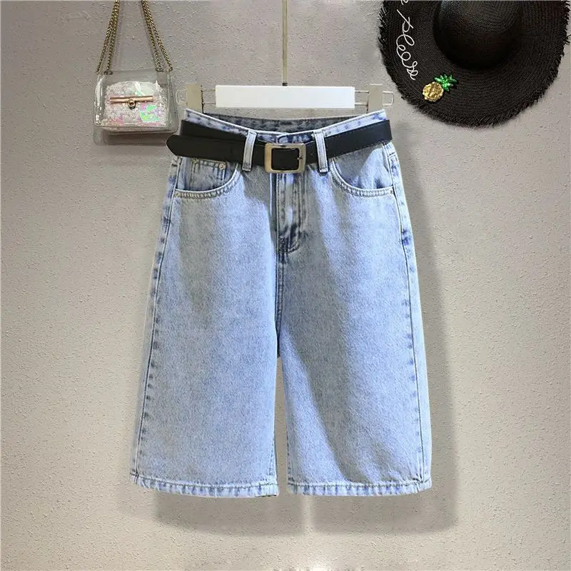

Woman New Cycling Denim Shorts Female Fashion Tassel Tight Five-Point Shorts Washed Ladies Summer Thin Short Jeans Pants G107