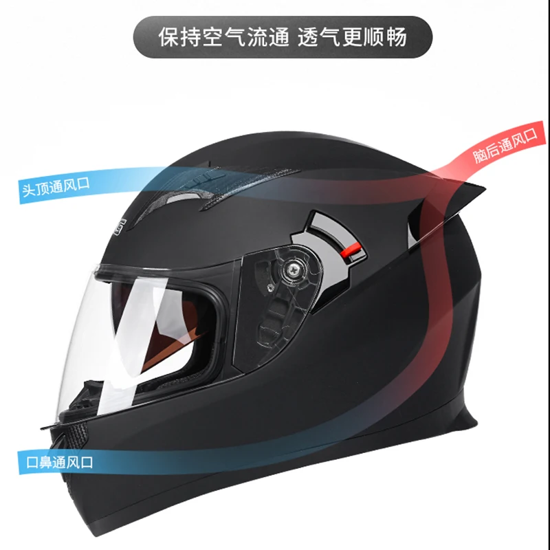 Full Face Helmet Modular Motorcycle Helmets for Men and Women Double Lens Comfortable Breathable Safety Cap Free Shipping enlarge