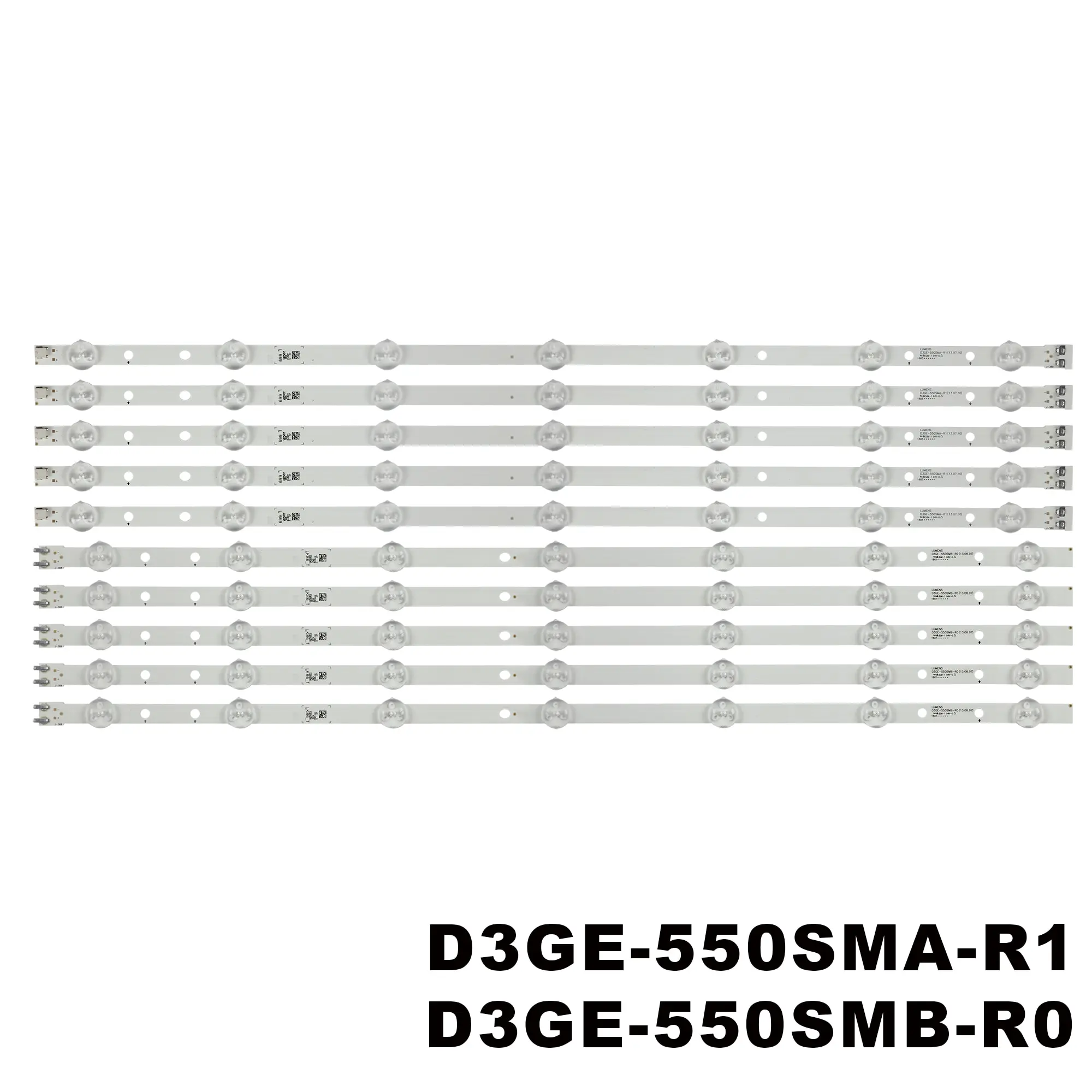 10 шт. светодиодные полосы 7 + 7led BN96-39055A BN96-39056A для Samsung 55 'CY-DF550CSLV1H CY-DJ055CSLVZH LSF550HJ02-A01 CY-DF550CSLV4H