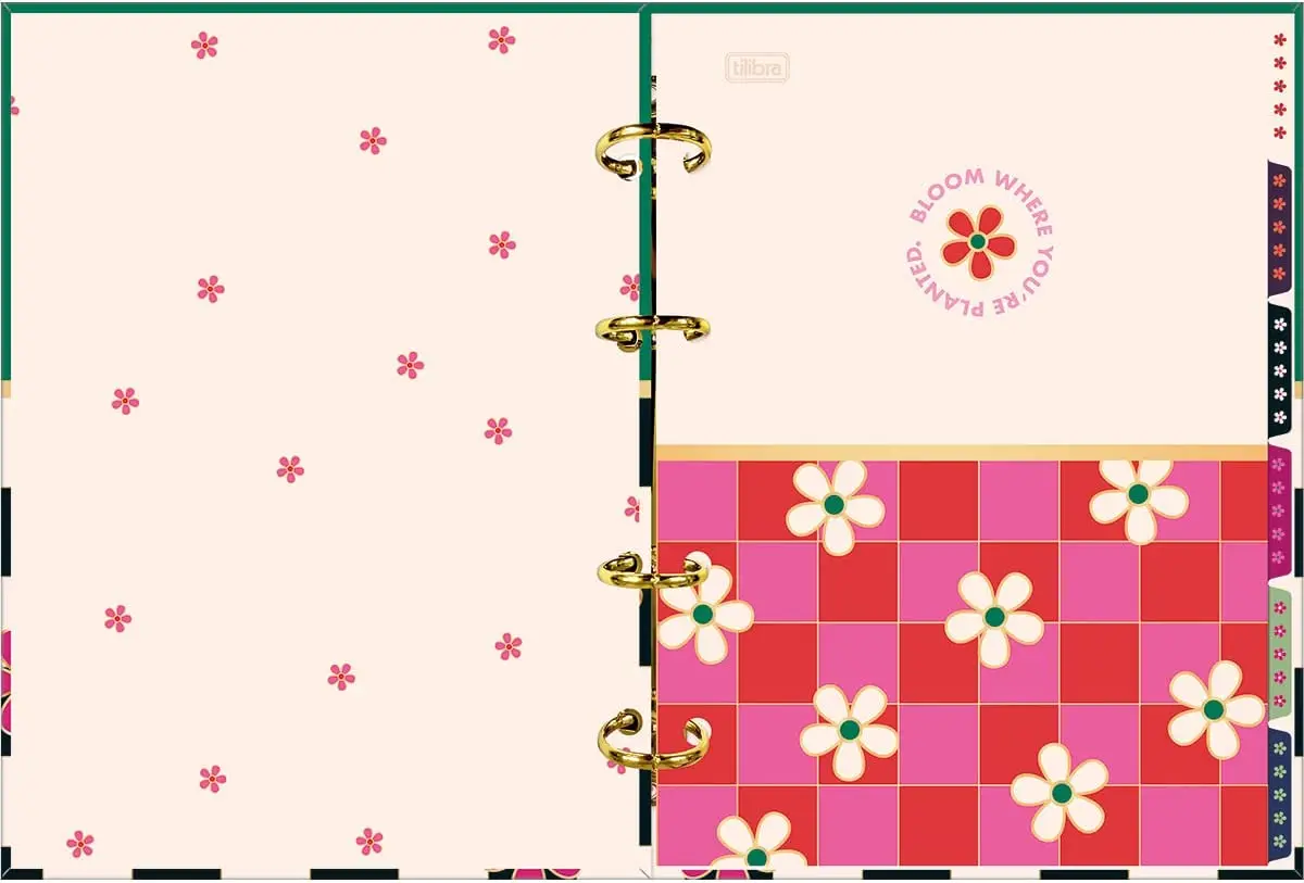 

Caderno Argolado Cartonado Colegial Check Pop 160 Folhas -