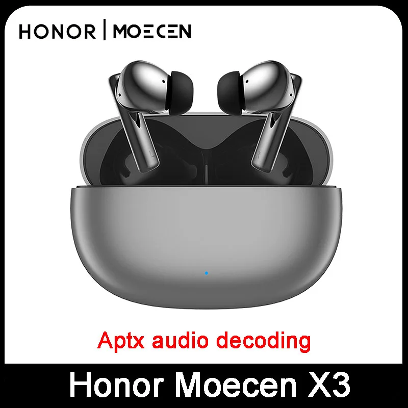 HONOR CHOICE Earbuds X3 TWS Earphones Dual-Mic Noise Cancellation 36 Hour Battery Bluetooth 5.2 Game Low Latency