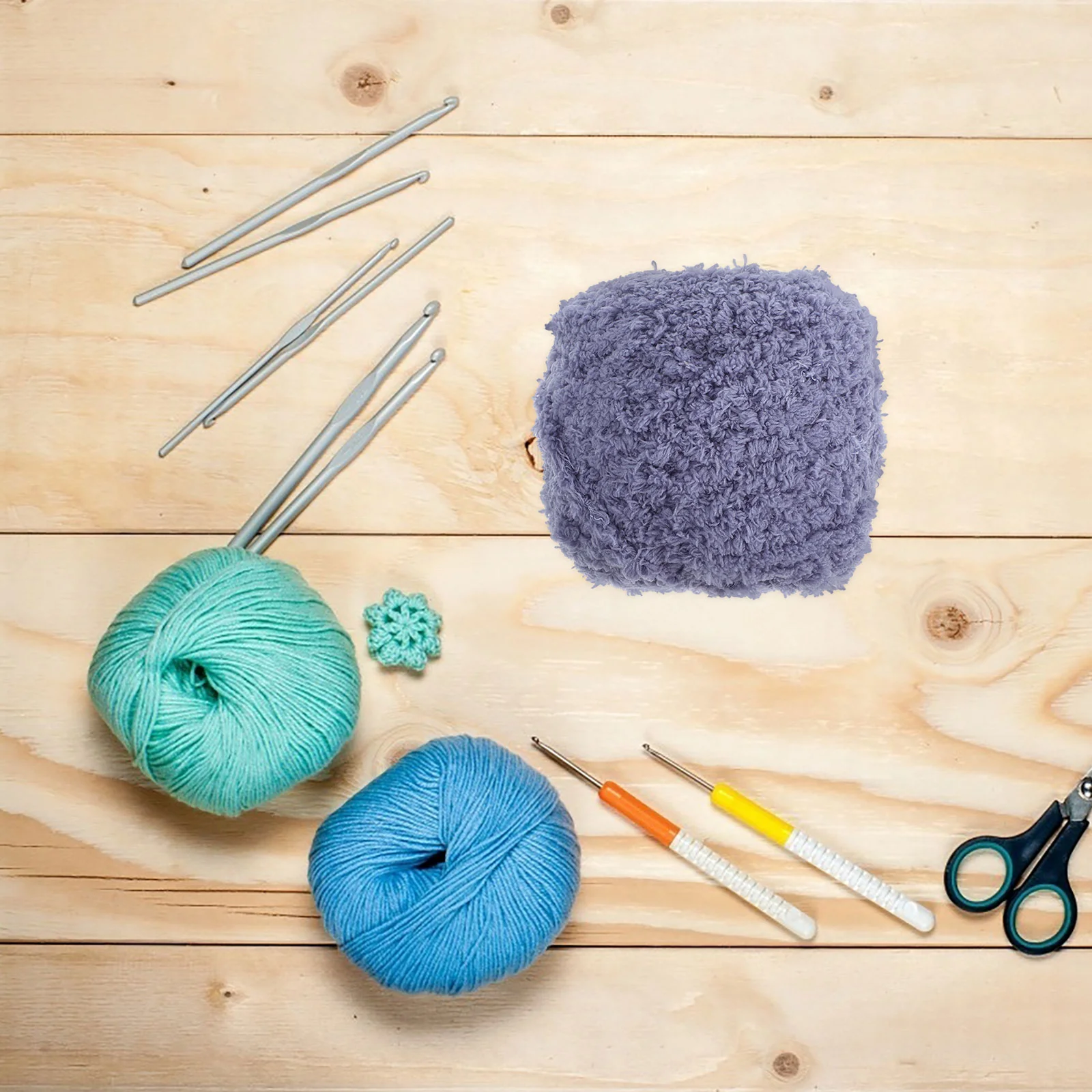 Шерстяной шар материал для вязания массивная пряжа крючком уютные одеяла серый