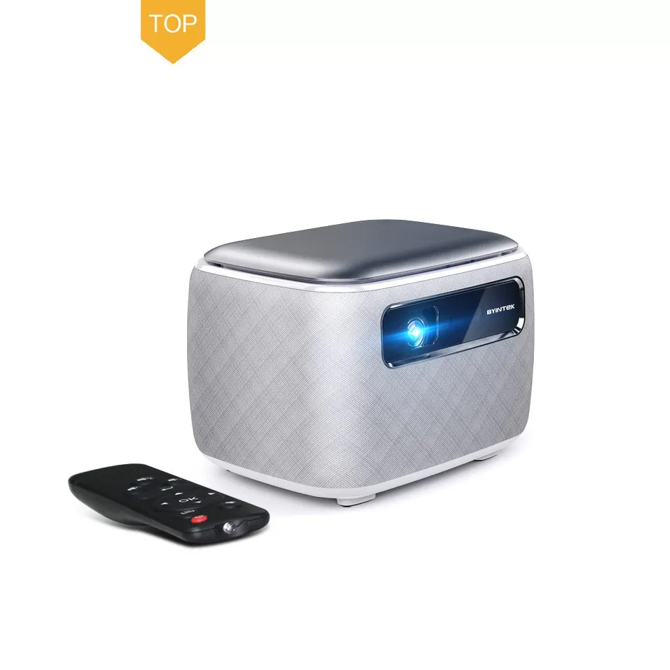 

18-летняя фабрика Byintek R20 3D Smart Android Портативный голограммный мобильный проектор DLP Wi-Fi маленький карманный светодиодный 4k проектор