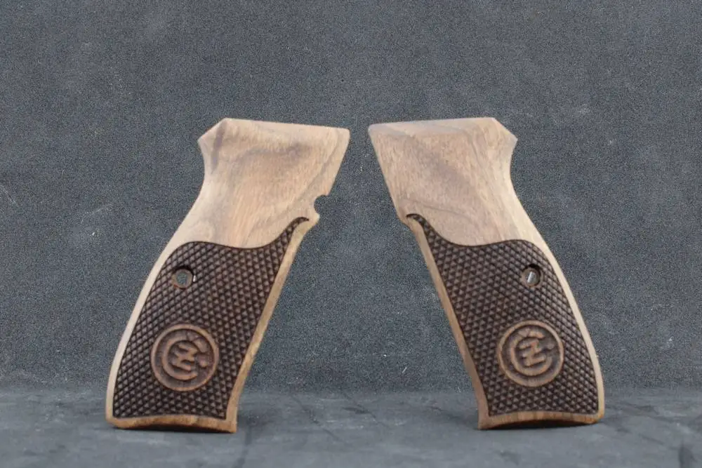 

Cz 75b Grips, 75b Wood Grips, Wood pistol accessory T219