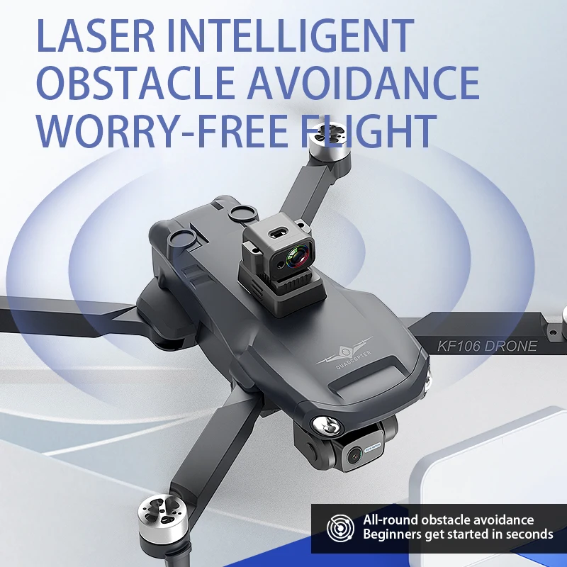 Фото 2022 Новый KF106 GPS Дрон 8k бесщеточный двигатель с профессиональной HD камерой 3-осевые 2022 Новый KF106 GPS Дрон 8k бесщеточный двигатель с профессиональной HD камерой 3-осевые