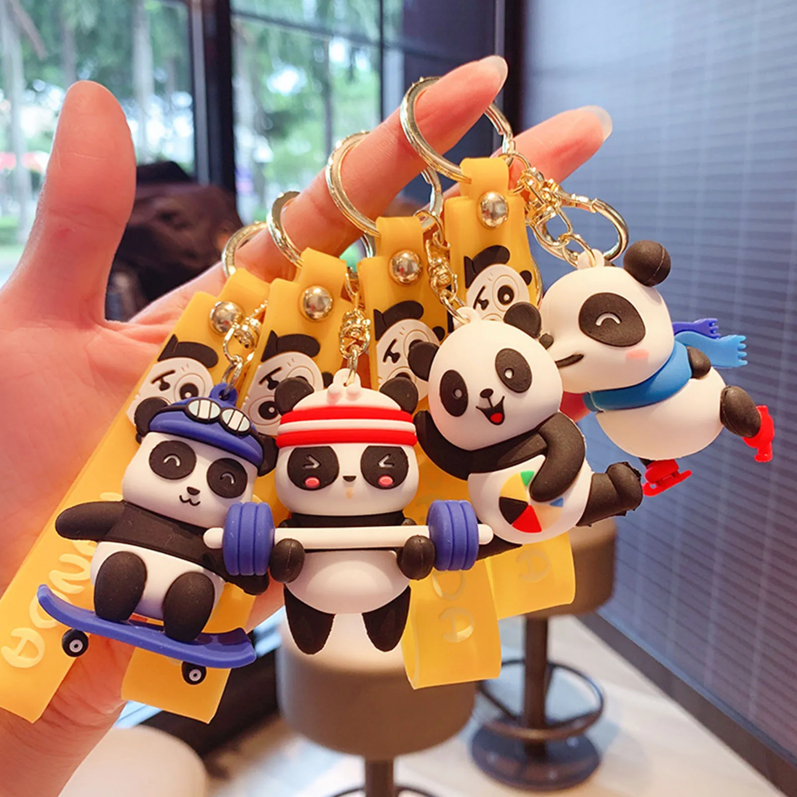 

Брелок-брелок Панда для спорта на открытом воздухе в виде панды